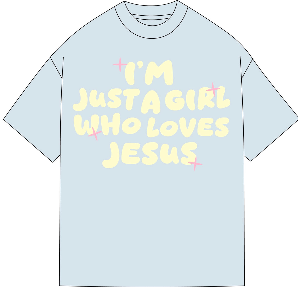 Blue Ladies Love Tee!